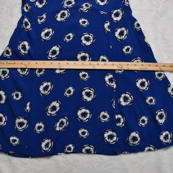 GAP Floral Babydoll Dress Sz 8 Retro 90s Cottagecore Prairie Boho Sundress Party - Picture 13 of 16